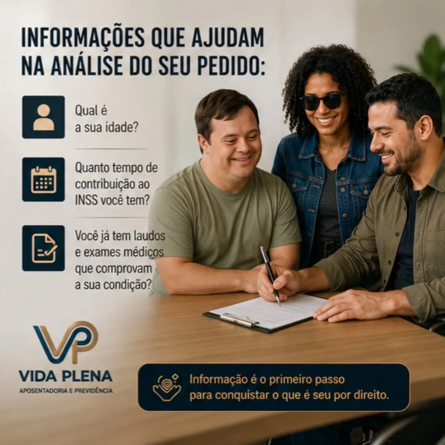 Publicação da Vida Plena: informações que ajudam na análise do seu pedido de aposentadoria PcD.